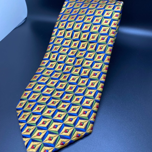 Paul Fredrick Mens Dress Tie 100% Silk Made in Italy 🇮🇹 - Picture 8 of 11